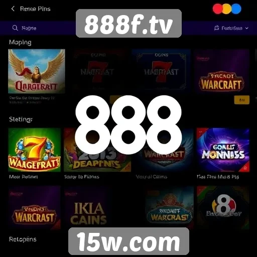 Avaliação das opções de jogos no site 888f.tv